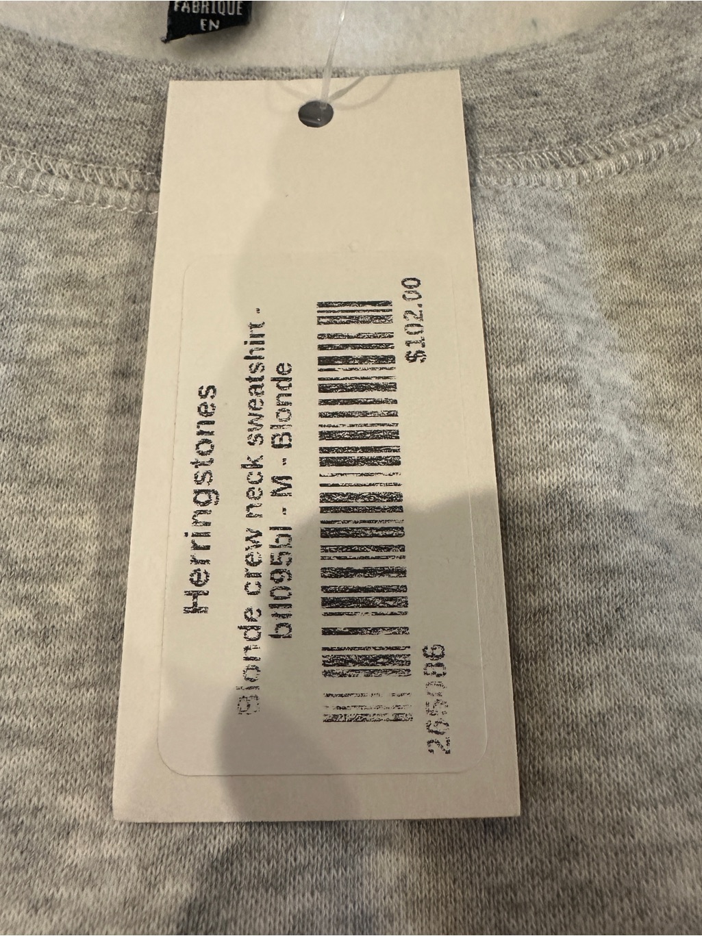 Brunette The Label Blonde Oversized Crewneck Sweatshirt — image 4 of 8